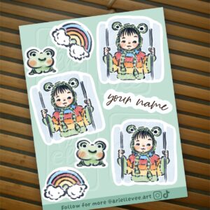 Custom sticker sheet