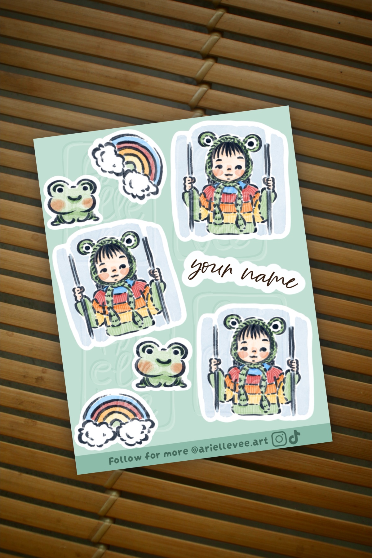 Custom sticker sheet
