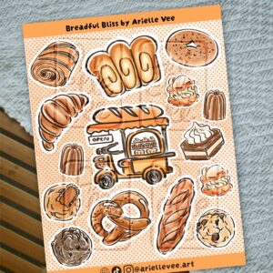 Sticker sheet - Breadful Bliss