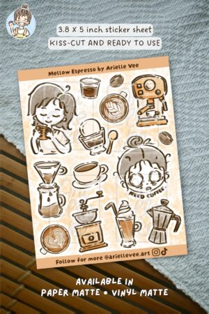 Sticker sheet - Mellow Espresso