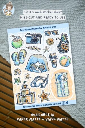Sticker sheet - Sun-kissed Shore