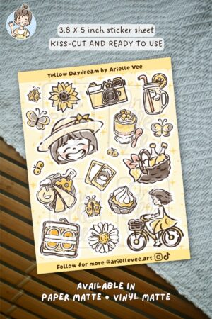 Sticker sheet - Yellow Daydream