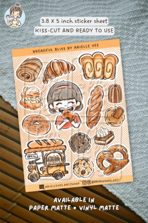 Sticker sheet - Breadful Bliss