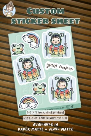 Custom sticker sheet