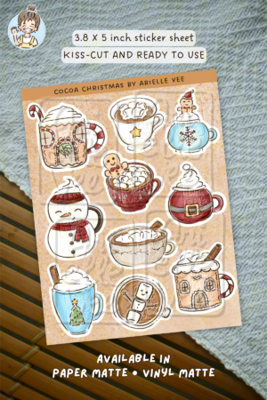 Sticker sheet - Cocoa Christmas
