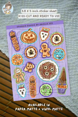 Sticker sheet - Spookie Foodie